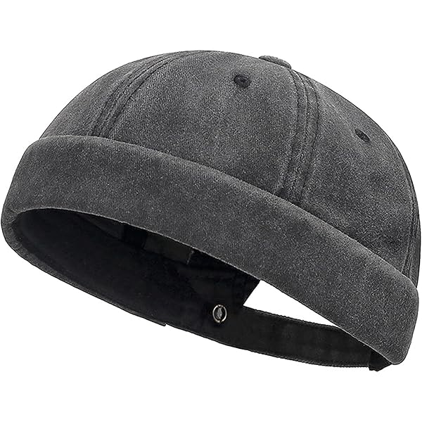 Opreng Classic Vintage Style Solid Color Sailor brimless